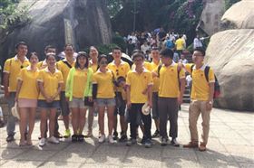 南普陀寺里大合照