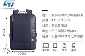意法半导体研发定制员工福利电脑背包