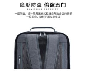 Apollo dream商务休闲可充电USB双肩背包定制