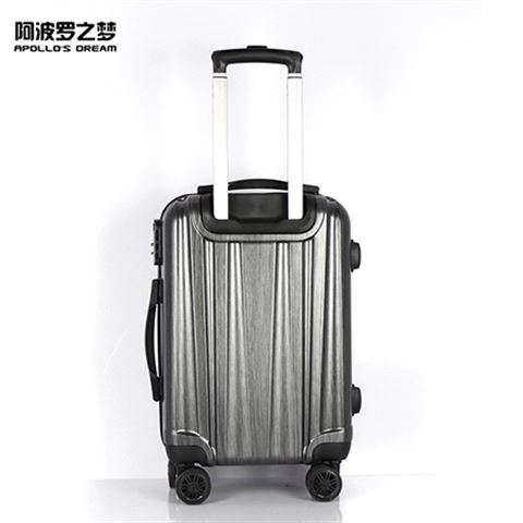 20寸磨砂银登机旅行拉杆箱定制