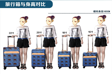 女生用多大尺寸的行李箱比较合适